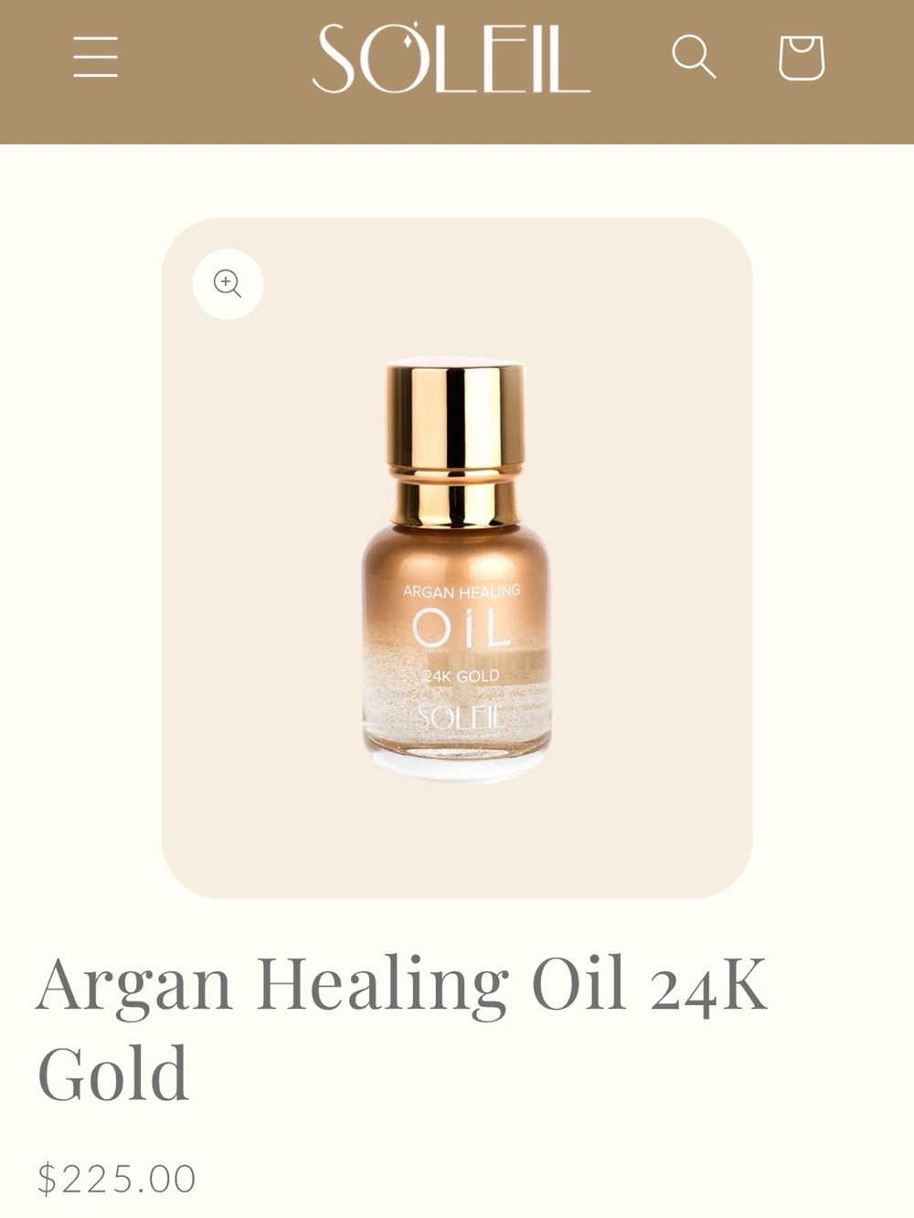Argan Healing Oil 24K Gold — Nourishing Facial Oil (Gold)